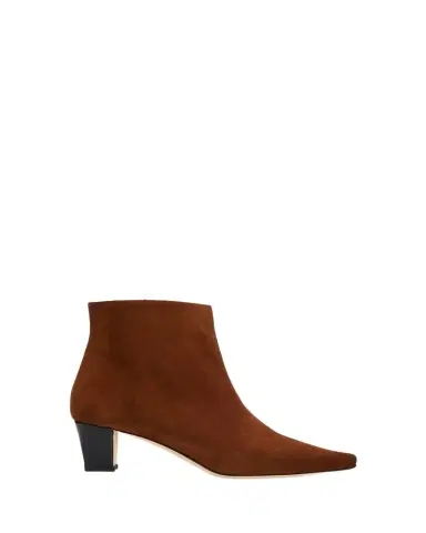 Manolo Blahnik Jaima Suede Ankle Boots | Thumbnail 1 Manolo Blahnik Jaima Suede Ankle Boots | Thumbnail 1