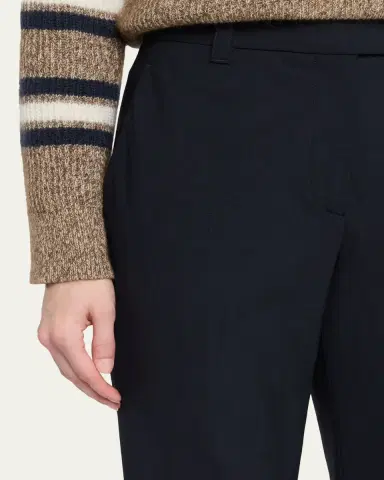 Brunello Cucinelli Tropical Luxury Wool Ankle-Length Trousers | Thumbnail 5 Brunello Cucinelli Tropical Luxury Wool Ankle-Length Trousers | Thumbnail 5
