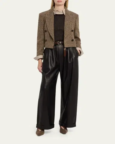 Brunello Cucinelli Sparkling Wool Herringbone Blazer | Thumbnail 2 Brunello Cucinelli Sparkling Wool Herringbone Blazer | Thumbnail 2
