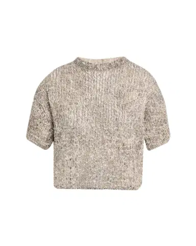 Brunello Cucinelli Couture Metallic Mohair Top | Thumbnail 1 Brunello Cucinelli Couture Metallic Mohair Top | Thumbnail 1
