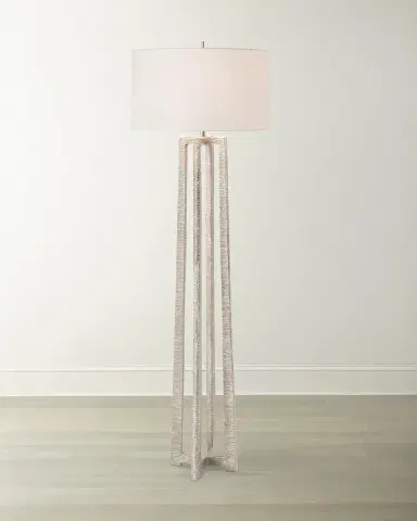 John-Richard Collection Nickel Plated Floor Lamp | Thumbnail 1 John-Richard Collection Nickel Plated Floor Lamp | Thumbnail 1