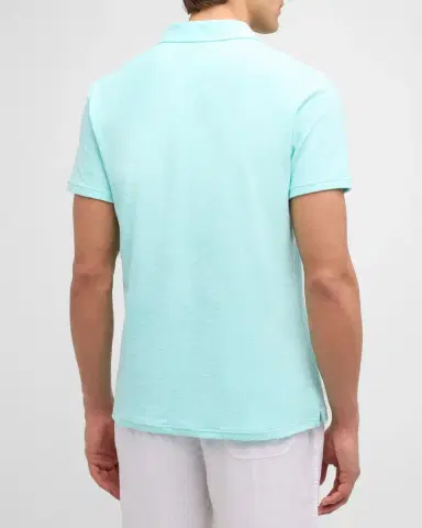 Vilebrequin Men's Organic Terry Polo Shirt | Thumbnail 3 Vilebrequin Men's Organic Terry Polo Shirt | Thumbnail 3