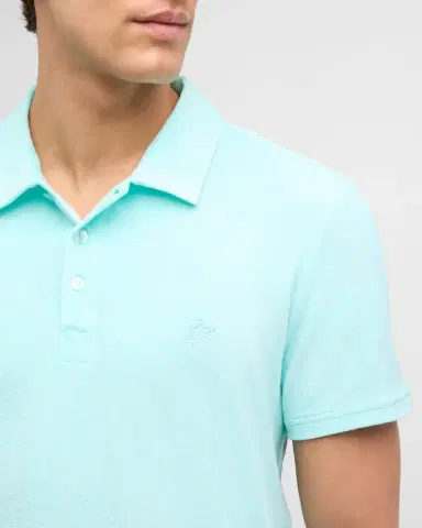 Vilebrequin Men's Organic Terry Polo Shirt | Thumbnail 4 Vilebrequin Men's Organic Terry Polo Shirt | Thumbnail 4