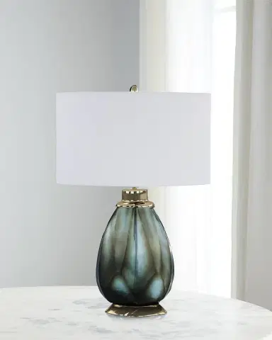 John-Richard Collection Mireille Art Glass Table Lamp, 27" | Thumbnail 2 John-Richard Collection Mireille Art Glass Table Lamp, 27" | Thumbnail 2