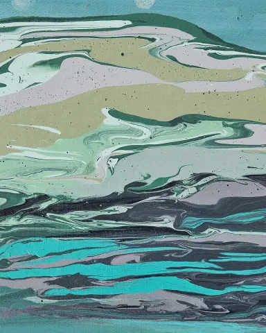 John-Richard Collection "Tides of Eternity" Original Painting by LM Zhou | Thumbnail 3 John-Richard Collection "Tides of Eternity" Original Painting by LM Zhou | Thumbnail 3
