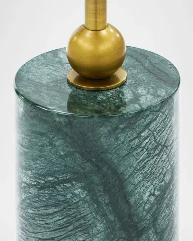 John-Richard Collection Verde Alpi Marble Martini Table | Thumbnail 3 John-Richard Collection Verde Alpi Marble Martini Table | Thumbnail 3