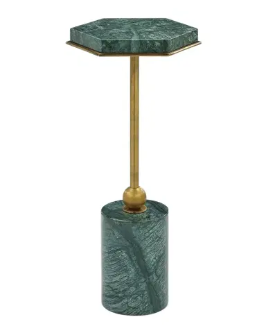 John-Richard Collection Verde Alpi Marble Martini Table | Thumbnail 1 John-Richard Collection Verde Alpi Marble Martini Table | Thumbnail 1