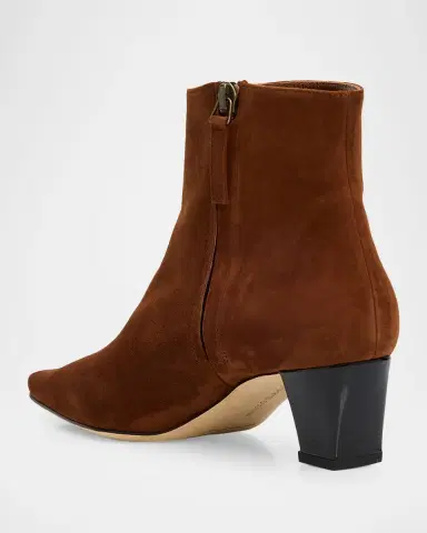 Manolo Blahnik Jaima Suede Ankle Boots | Thumbnail 3 Manolo Blahnik Jaima Suede Ankle Boots | Thumbnail 3