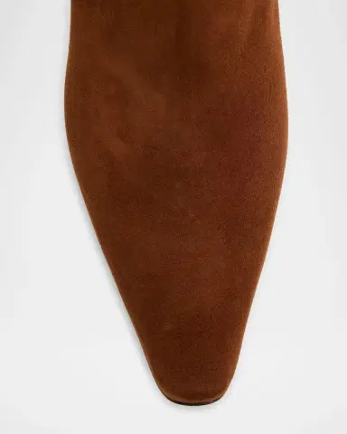 Manolo Blahnik Jaima Suede Ankle Boots | Thumbnail 4 Manolo Blahnik Jaima Suede Ankle Boots | Thumbnail 4