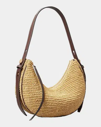 Tory Burch Woven Half Moon Bag | Thumbnail 2 Tory Burch Woven Half Moon Bag | Thumbnail 2