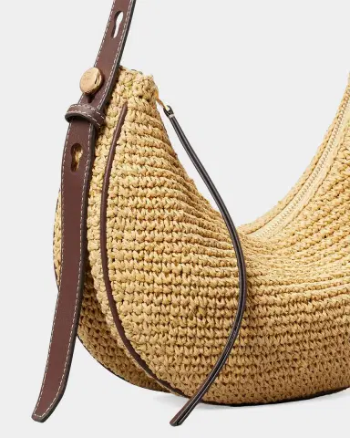 Tory Burch Woven Half Moon Bag | Thumbnail 4 Tory Burch Woven Half Moon Bag | Thumbnail 4