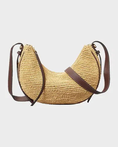 Tory Burch Woven Half Moon Bag | Thumbnail 5 Tory Burch Woven Half Moon Bag | Thumbnail 5