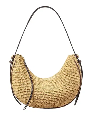 Tory Burch Woven Half Moon Bag | Thumbnail 1 Tory Burch Woven Half Moon Bag | Thumbnail 1