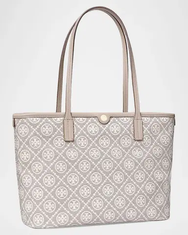 Tory Burch T Monogram Coated Canvas Tote Bag | Thumbnail 3 Tory Burch T Monogram Coated Canvas Tote Bag | Thumbnail 3