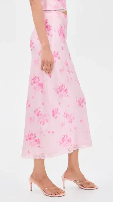 LoveShackFancy Castle Skirt Blushing Blonde | Thumbnail 4 LoveShackFancy Castle Skirt Blushing Blonde | Thumbnail 4