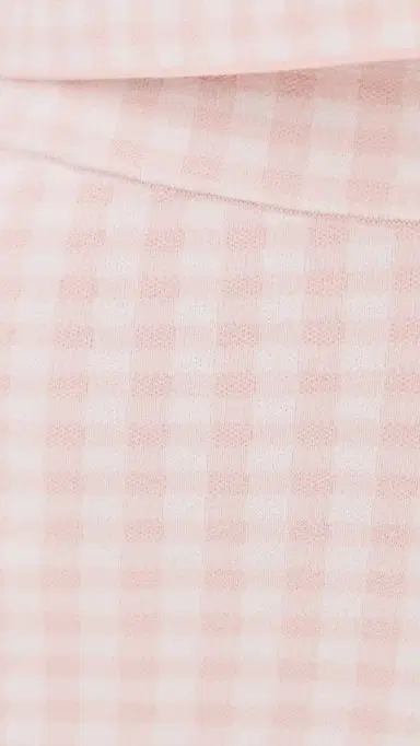 LE BOP Gingham Knit horts Ballet Pink | Thumbnail 6 LE BOP Gingham Knit horts Ballet Pink | Thumbnail 6