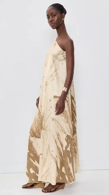 DIARRABLU atu Maxi Dress Dorada Gold | Thumbnail 4 DIARRABLU atu Maxi Dress Dorada Gold | Thumbnail 4