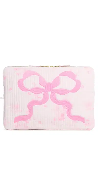 LoveShackFancy Laptop Case Blushing Blonde One Size | Thumbnail 1 LoveShackFancy Laptop Case Blushing Blonde One Size | Thumbnail 1