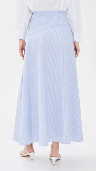 Theory Angle Yoke Skirt Blue Multi | Thumbnail 3 Theory Angle Yoke Skirt Blue Multi | Thumbnail 3
