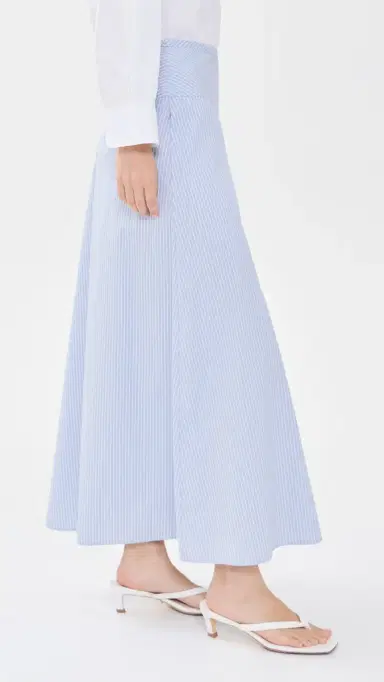 Theory Angle Yoke Skirt Blue Multi | Thumbnail 4 Theory Angle Yoke Skirt Blue Multi | Thumbnail 4