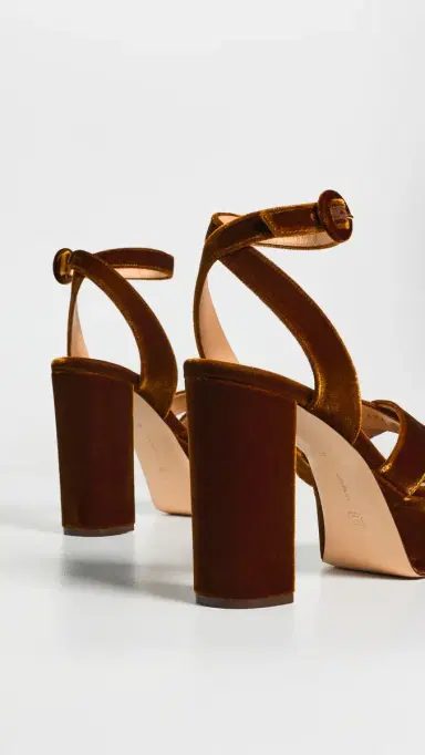Gianvito Rossi Sabrina Velluto Heels Brown | Thumbnail 4 Gianvito Rossi Sabrina Velluto Heels Brown | Thumbnail 4