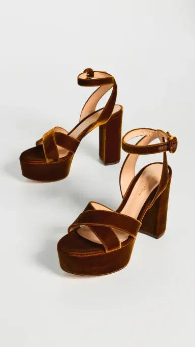 Gianvito Rossi Sabrina Velluto Heels Brown | Thumbnail 5 Gianvito Rossi Sabrina Velluto Heels Brown | Thumbnail 5