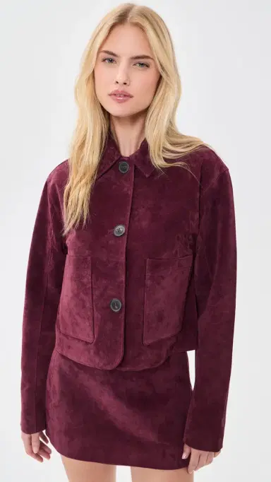 BLANKNYC Wine O'clock Jacket Wine O'Clock | Thumbnail 2 BLANKNYC Wine O'clock Jacket Wine O'Clock | Thumbnail 2