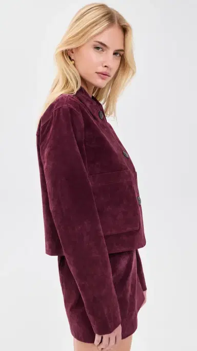 BLANKNYC Wine O'clock Jacket Wine O'Clock | Thumbnail 4 BLANKNYC Wine O'clock Jacket Wine O'Clock | Thumbnail 4