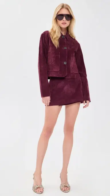 BLANKNYC Wine O'clock Jacket Wine O'Clock | Thumbnail 5 BLANKNYC Wine O'clock Jacket Wine O'Clock | Thumbnail 5