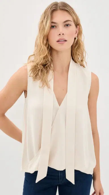 Ramy Brook Kennedy Blouse Bone | Thumbnail 2 Ramy Brook Kennedy Blouse Bone | Thumbnail 2