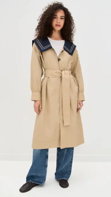 Damson Madder Ella Trench Tan | Thumbnail 2 Damson Madder Ella Trench Tan | Thumbnail 2