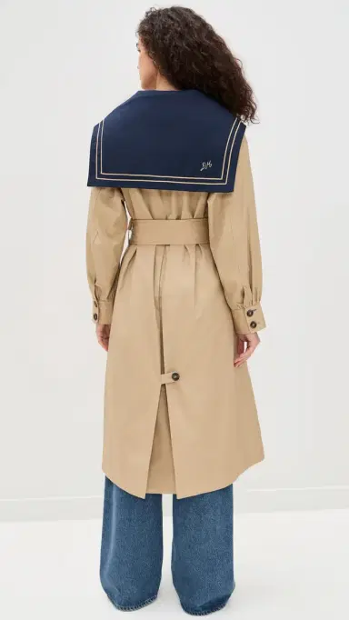 Damson Madder Ella Trench Tan | Thumbnail 3 Damson Madder Ella Trench Tan | Thumbnail 3