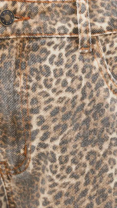Lioness Horseshoe Cropped Jeans eopard | Thumbnail 6 Lioness Horseshoe Cropped Jeans eopard | Thumbnail 6