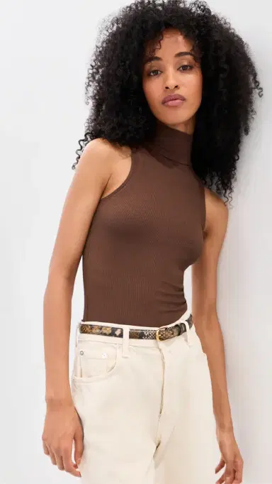 LE BOP Carolyn Thong Bodysuit Chocolate | Thumbnail 2 LE BOP Carolyn Thong Bodysuit Chocolate | Thumbnail 2