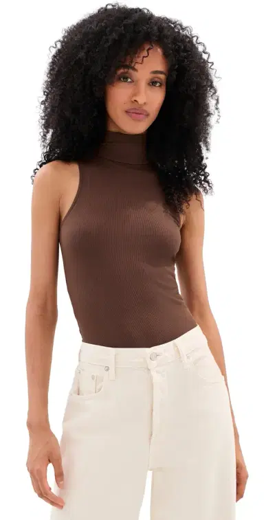 LE BOP Carolyn Thong Bodysuit Chocolate | Thumbnail 1 LE BOP Carolyn Thong Bodysuit Chocolate | Thumbnail 1