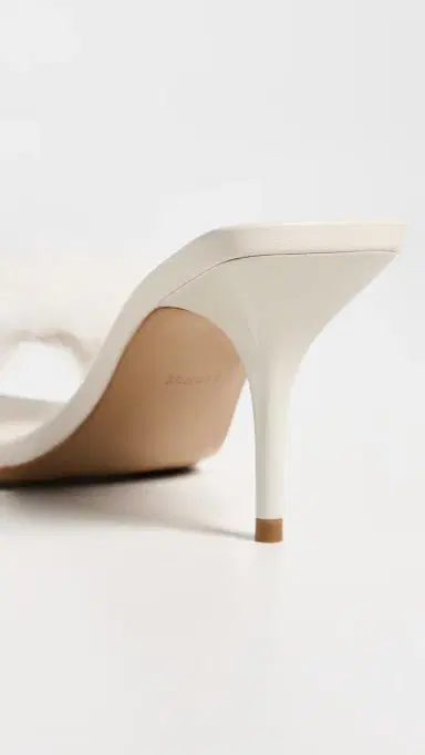 Schutz Elodie Fur Mules Pearl | Thumbnail 4 Schutz Elodie Fur Mules Pearl | Thumbnail 4