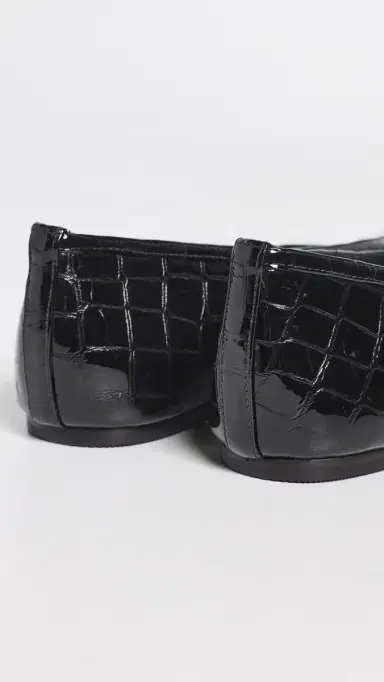 Black Suede Studio Ayra Flats Black Croc Patent Leather 37 | Thumbnail 4 Black Suede Studio Ayra Flats Black Croc Patent Leather 37 | Thumbnail 4
