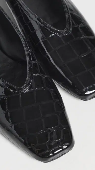 Black Suede Studio Ayra Flats Black Croc Patent Leather 37 | Thumbnail 6 Black Suede Studio Ayra Flats Black Croc Patent Leather 37 | Thumbnail 6