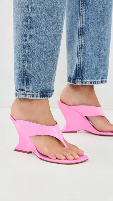 Schutz Maya Wedge Sandals Dolce Lila | Thumbnail 3 Schutz Maya Wedge Sandals Dolce Lila | Thumbnail 3