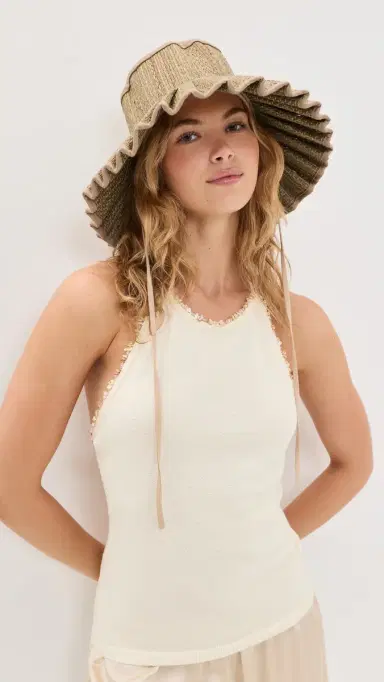 Lorna Murray Island Capri Packable Straw Hat | Thumbnail 3 Lorna Murray Island Capri Packable Straw Hat | Thumbnail 3