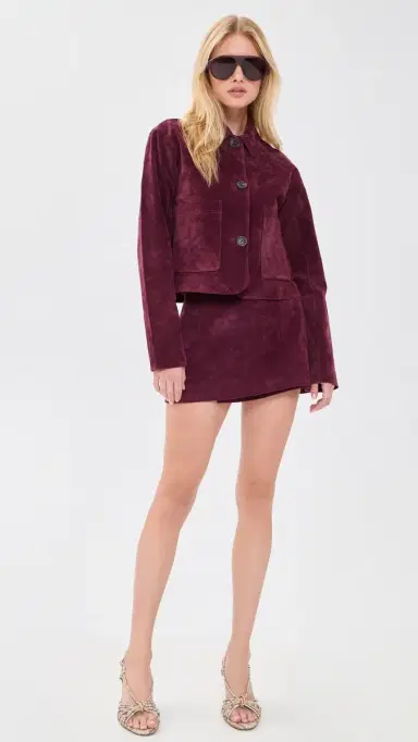 BLANKNYC Wine O'Clock Skirt Wine O'Clock | Thumbnail 5 BLANKNYC Wine O'Clock Skirt Wine O'Clock | Thumbnail 5