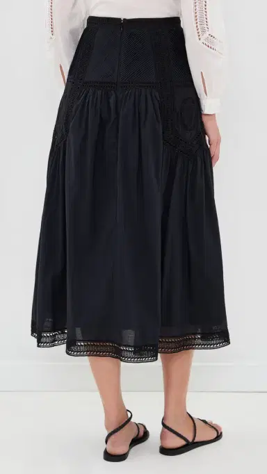 Ulla Johnson Alice Cotton Midi Skirt | Thumbnail 3 Ulla Johnson Alice Cotton Midi Skirt | Thumbnail 3
