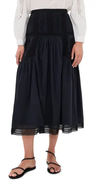 Ulla Johnson Alice Cotton Midi Skirt | Thumbnail 1 Ulla Johnson Alice Cotton Midi Skirt | Thumbnail 1