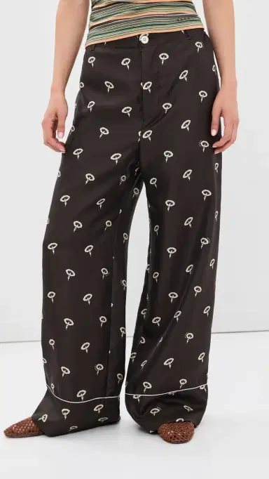 Marni Silk Satin Trousers | Thumbnail 2 Marni Silk Satin Trousers | Thumbnail 2
