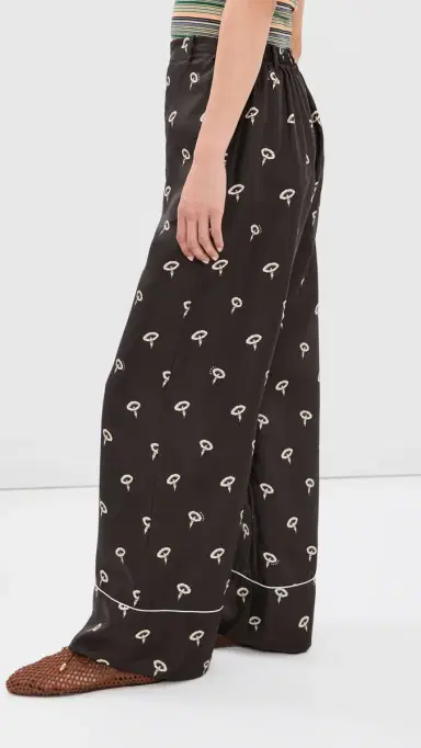 Marni Silk Satin Trousers | Thumbnail 4 Marni Silk Satin Trousers | Thumbnail 4
