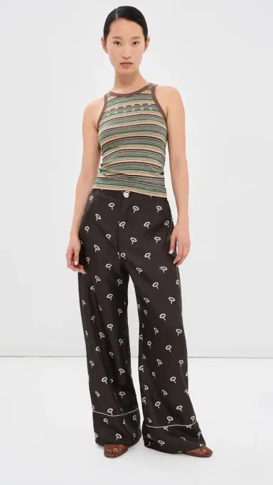 Marni Silk Satin Trousers | Thumbnail 5 Marni Silk Satin Trousers | Thumbnail 5