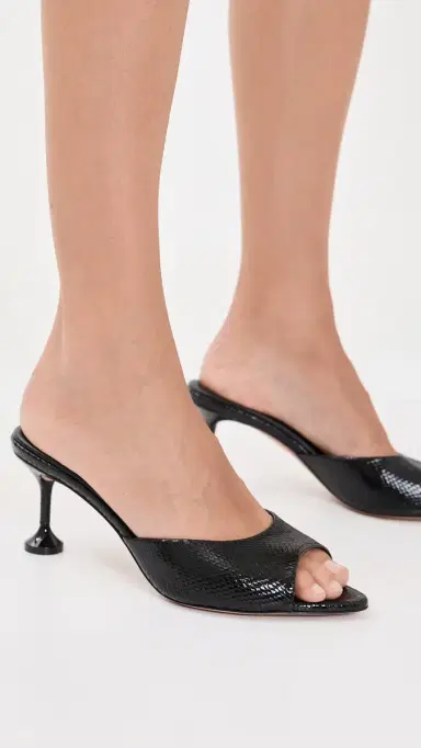 Aquazzura Bisous Mules 65mm Black | Thumbnail 3 Aquazzura Bisous Mules 65mm Black | Thumbnail 3