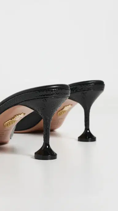 Aquazzura Bisous Mules 65mm Black | Thumbnail 4 Aquazzura Bisous Mules 65mm Black | Thumbnail 4