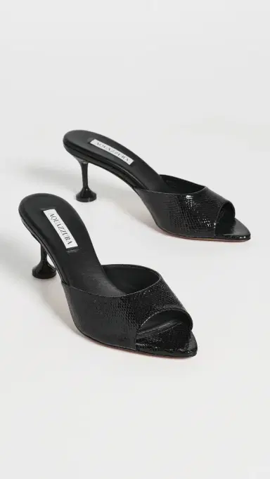 Aquazzura Bisous Mules 65mm Black | Thumbnail 5 Aquazzura Bisous Mules 65mm Black | Thumbnail 5