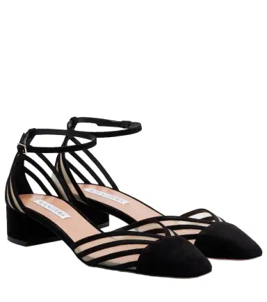 Aquazzura Alana 35 suede pumps | Thumbnail 1 Aquazzura Alana 35 suede pumps | Thumbnail 1